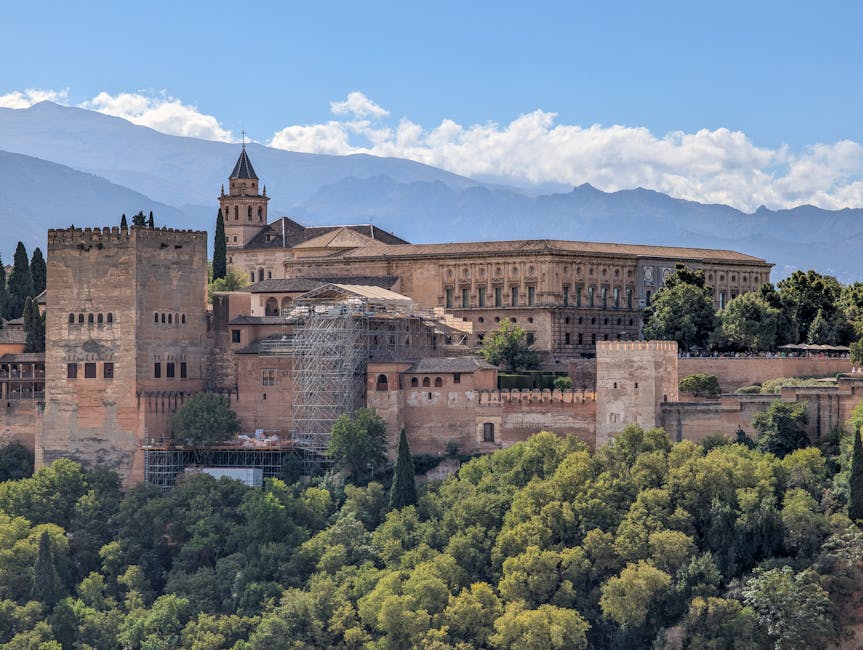 The Alhambra in Granada, a stunning example of Islamic architecture and cultural heritage.